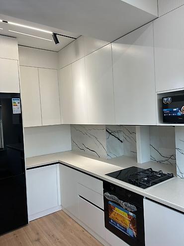 silver kitchen: Кухонный набор на заказ, МДФ, По договорённости — 7