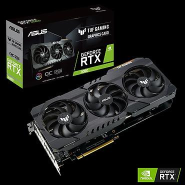 Videokart Asus GeForce RTX 3060, 12 GB, İşlənmiş