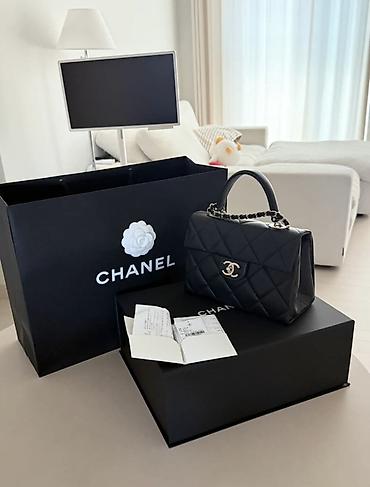 из франции: Классическая сумка, Chanel, Франция, Материал: Натуральная кожа, Съёмный ремень, Женские, Б/у — 1