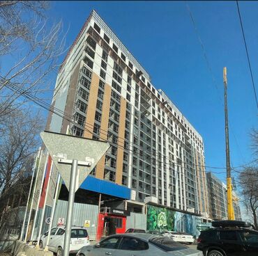 2 комнатные квартиры в бишкеке продажа: 1 комната, 58 м², Элитка, 15 этаж, ПСО (под самоотделку)