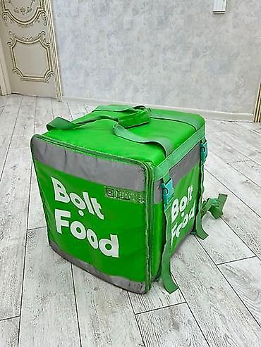 bolt sumka: Bolt Food termo çatdırılma çantası - Ölçü: böyük həcmli kvadrat — 1