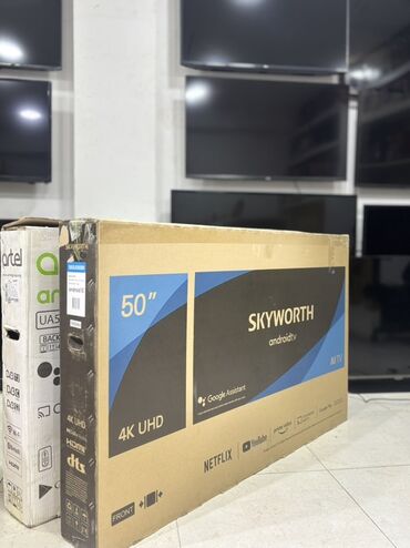 İşlənmiş Televizor Skyworth 50" 4K (3840x2160), Ünvandan götürmə, Pulsuz çatdırılma