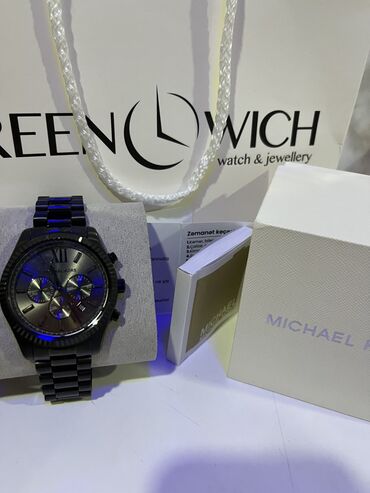 Eynəklər: Yeni, Qol saatı, Michael Kors, rəng - Qara