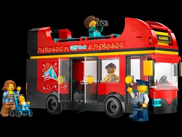 Игрушки: НОВИНКА ИЮНЯ 2024! Lego 60407 City 🌆Красный двухэтажный экскурсионный