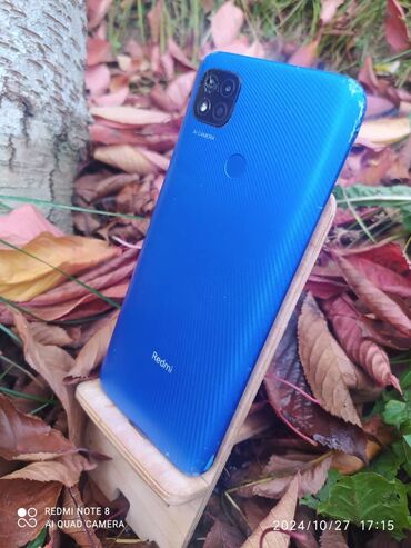 Xiaomi, Redmi 9C, Б/у, 64 ГБ, цвет - Голубой, 1 SIM, 2 SIM, eSIM