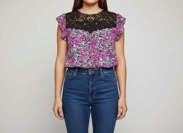 modne bluzki plus size: Shein Curve, Жіноча блуза, розмір 2XL