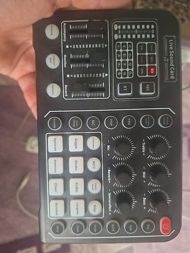 Canlı yayım və podkast üçün səs kartı – “Live Sound Card” İsdifade