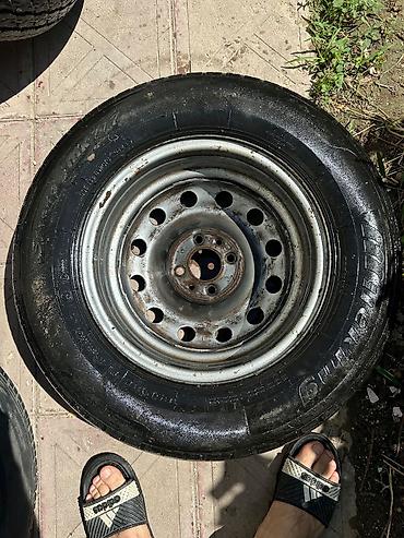 Disk təkərlər: Bridgestone Duravis yüngül yük avtomobili üçün şin + dəmir disk — 5