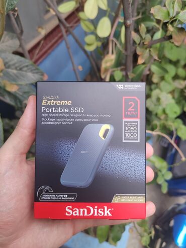 xarici ssd: Xarici SSD disk Sandisk, 2 TB, Yeni