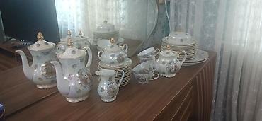 çay servis: Çay dəsti, rəng - Ağ, Farfor, 12 nəfərlik, Almaniya — 3