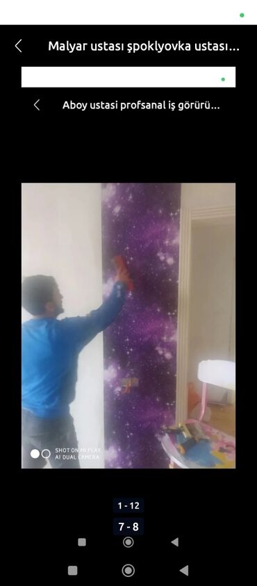 Malyar işləri: Aboy malyar ustası şpoklyovka paduqa emusiya laminat işleri görürük — 8