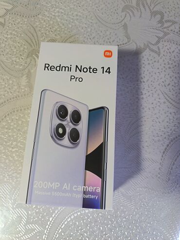 Xiaomi: Xiaomi Redmi Note 14 Pro, 256 GB, rəng - Qara, 
 Barmaq izi, Face ID