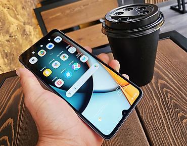 note 3: Redmi, Redmi A3, Б/у, 128 ГБ, цвет - Голубой, 2 SIM, 1 SIM — 6