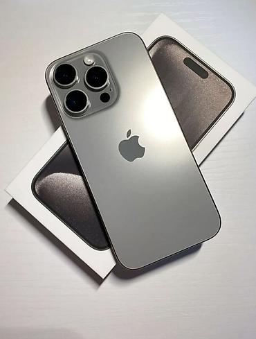 IPhone 15 Pro Max, Колдонулган, 256 ГБ, Natural Titanium, Каптама, Коргоочу айнек, Куту, 85 % lalafo.kg да — 1 IPhone 15 Pro Max, Колдонулган, 256 ГБ, Natural Titanium, Каптама, Коргоочу айнек, Куту, 85 % — 1
