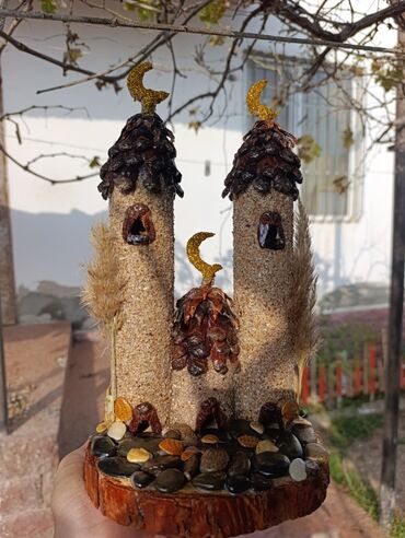 Şəkillər, tablolar: Məhsul: Dekorativ əl işləri – divar asılqanları - Material: təbii — 7