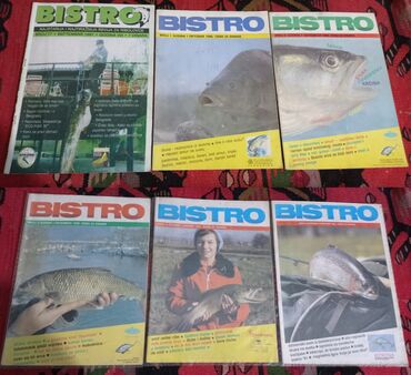 Knjige i stripovi: Ribolovački i lovački časopisi – 39 brojeva (8 grupa): Bistro, Ribo — 5