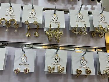 Sırğalar: Qadın üçün zərgərlik aksesuarları – Lady Jewellery kolleksiyası — 6