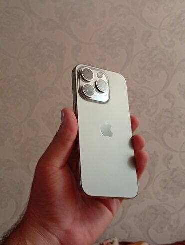 телефон iphone: IPhone 15 Pro, 128 ГБ, Natural Titanium, Face ID