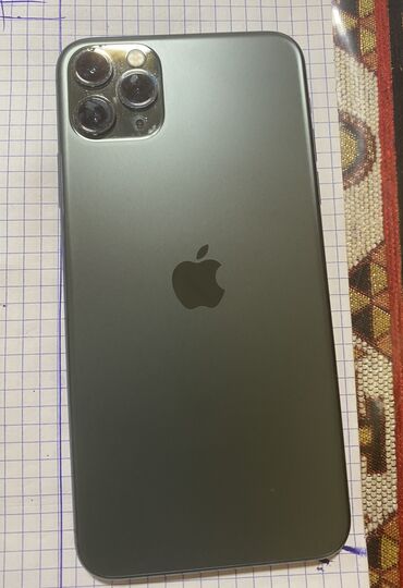 15 pro qiyməti: IPhone 11 Pro Max, 256 GB, Alpine Green, Face ID