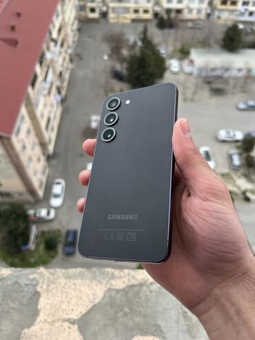 agdas telefon: Samsung Galaxy S23, 128 GB, rəng - Qara, Barmaq izi, Simsiz şarj, İki sim kartlı