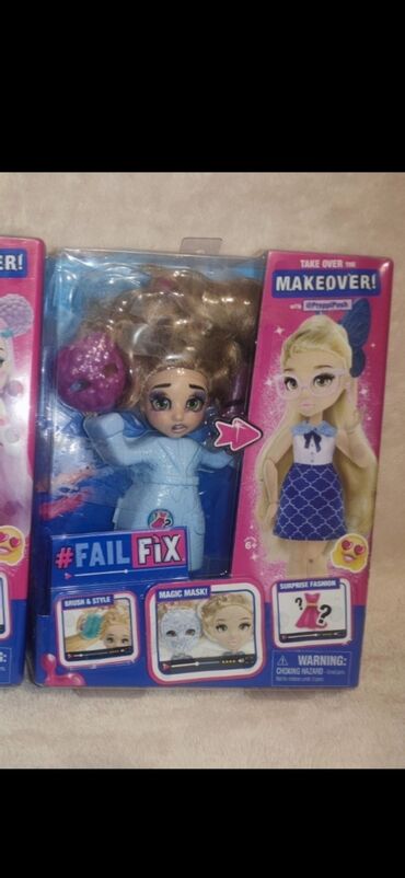 oyuncaq pişik: Məhsul: #FailFix Makeover kuklası – PreppiPosh Xüsusiyyətlər: - “Take