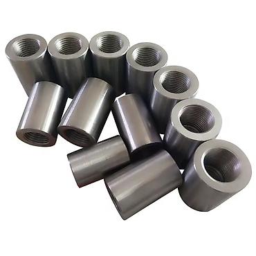 Другие строительные материалы: Муфты для соединения арматуры (резьбовые) Описание: - Прямые стальные — 5