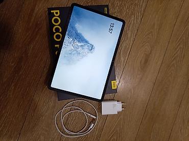 Xiaomi: Poco pad 8 ram 256 yaddaş Hərşeyi üstündə kutusu və Orginal adaptoru — 2
