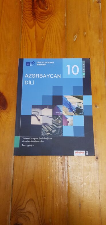 Kitablar, jurnallar, CD, DVD: 2 ədəd azərbaycan dili DİM test tapşırıqları(10-cu və 11-ci sinif) və
