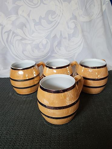 laser kraljevo: Krigle porcelan Zajecar iz 70ih godina. Krigle porcelan Zajecar,rucno — 5