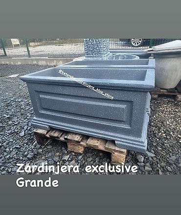 box: Zardinjera Exclusive Grande – masivna pravougaona betonska žardinjera — 1