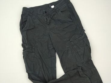 Material trousers for women, H&M, size S (EU 36)