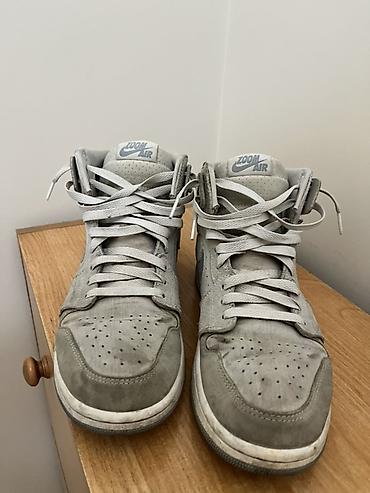 aj1: Мужские кроссовки, 41, Nike, Б/у, цвет - Серый, Самовывоз — 2
