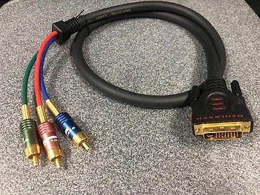 Kablovi i adapteri za kamere: Oehlbach kabl: DVI-I (dual link) na 3x RCA (Component Y/Pb/Pr) - — 3
