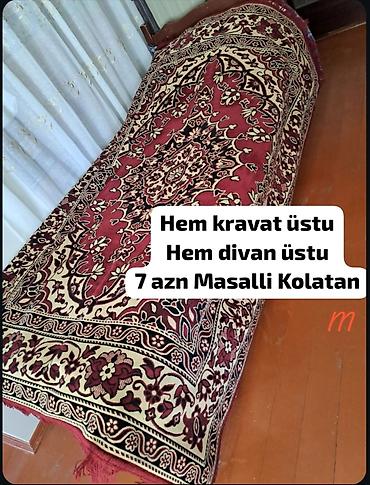 Məhsul: Kravat və divan üçün örtük Təsvir: - Naxışlı, qırmızı və bej