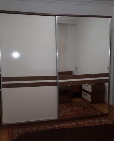 paltar dolabi satilir: Гардеробный шкаф, Б/у, 2 двери, Купе, Прямой шкаф, Азербайджан