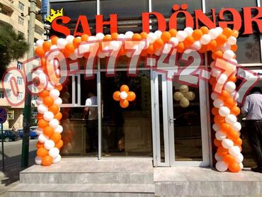 Reklam, çap: Tedbir sar. Açılışların təşkili. Acilis sar. Mağaza şar. dekor sar — 9