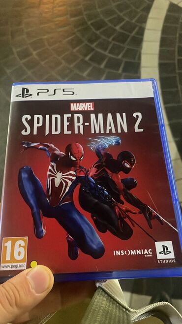 Oyun diskləri və kartricləri: Spider-man 2 ps 5 üçün disk Disk bir dəfə alınıb hekayəsi oynanılıb