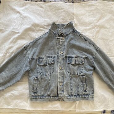джинсовая юбка: Джинсовая куртка, Свободная модель, Осень-весна, L (EU 40)