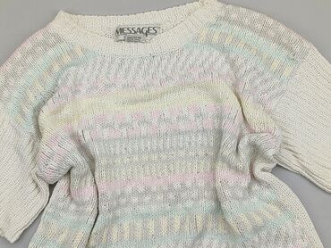 biała plisowane spódnice: Sweter, L (EU 40), condition - Good