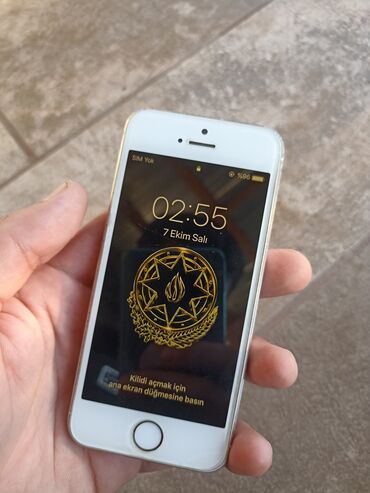 apple se 4: IPhone 5s, 32 GB, Qızılı, Barmaq izi