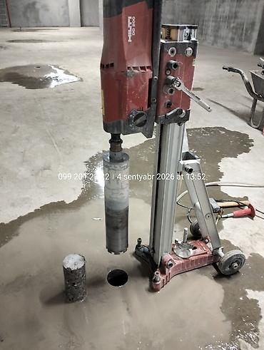 BETON KESME BETON DEŞMƏ:050-220-08-78 Betonda karotla deşik açma
