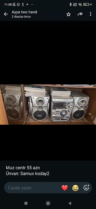 Muzik mərkəzi satılır. Xüsusiyyətlər: - İki ədəd ön akustik kolonka + lalafo.az -da Muzik mərkəzi satılır. Xüsusiyyətlər: - İki ədəd ön akustik kolonka +