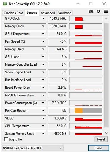 750 ti: Videokart NVidia GeForce GTX 750 Ti, < 4 GB, İşlənmiş — 7