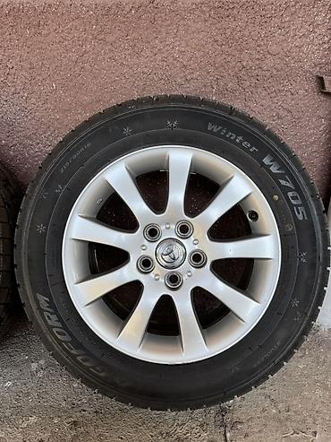 Шиналар жана дисктер: Дөңгөлөктөр монтажда 215 / 60 / R 16, Кыш, Колдонулган, Комплект, Жеңил унаалар, Куйма, тешиктери - 5 — 2