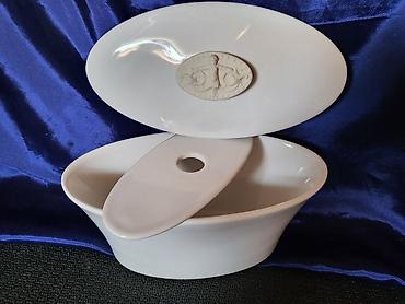 retro luster: Revol luksuzni porcelanski pekac Francuska. Sve o pekacu na 2 slici — 3