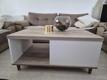 Stolovi: Klub sto sa skrivenim odlaganjem - Materijal: oplemenjena iverica — 8