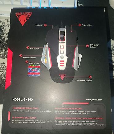 kompüter acer: JEDEL Gaming GM860 – professional oyun siçanı Xüsusiyyətlər: - Yüksək — 1