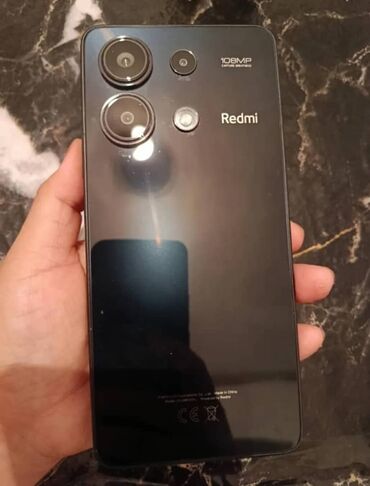 трансформер ноутбук: Redmi, Redmi Note 13, Б/у, 128 ГБ, цвет - Черный, 2 SIM