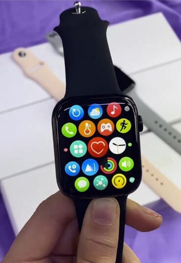 apple watch 9 цена в бишкеке: APPLE WATCH 8 SERIES Люкскопия (не отличить от оригинала) !!Цена со