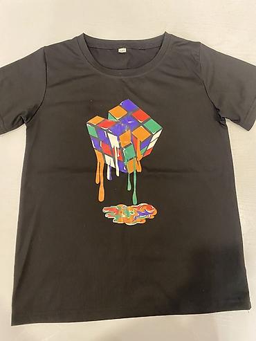 Комплекты одежды: Uşaq köynəkləri dəsti. 7-8 yashadir - Yaşıl qısaqol T-shirt: Ön — 9